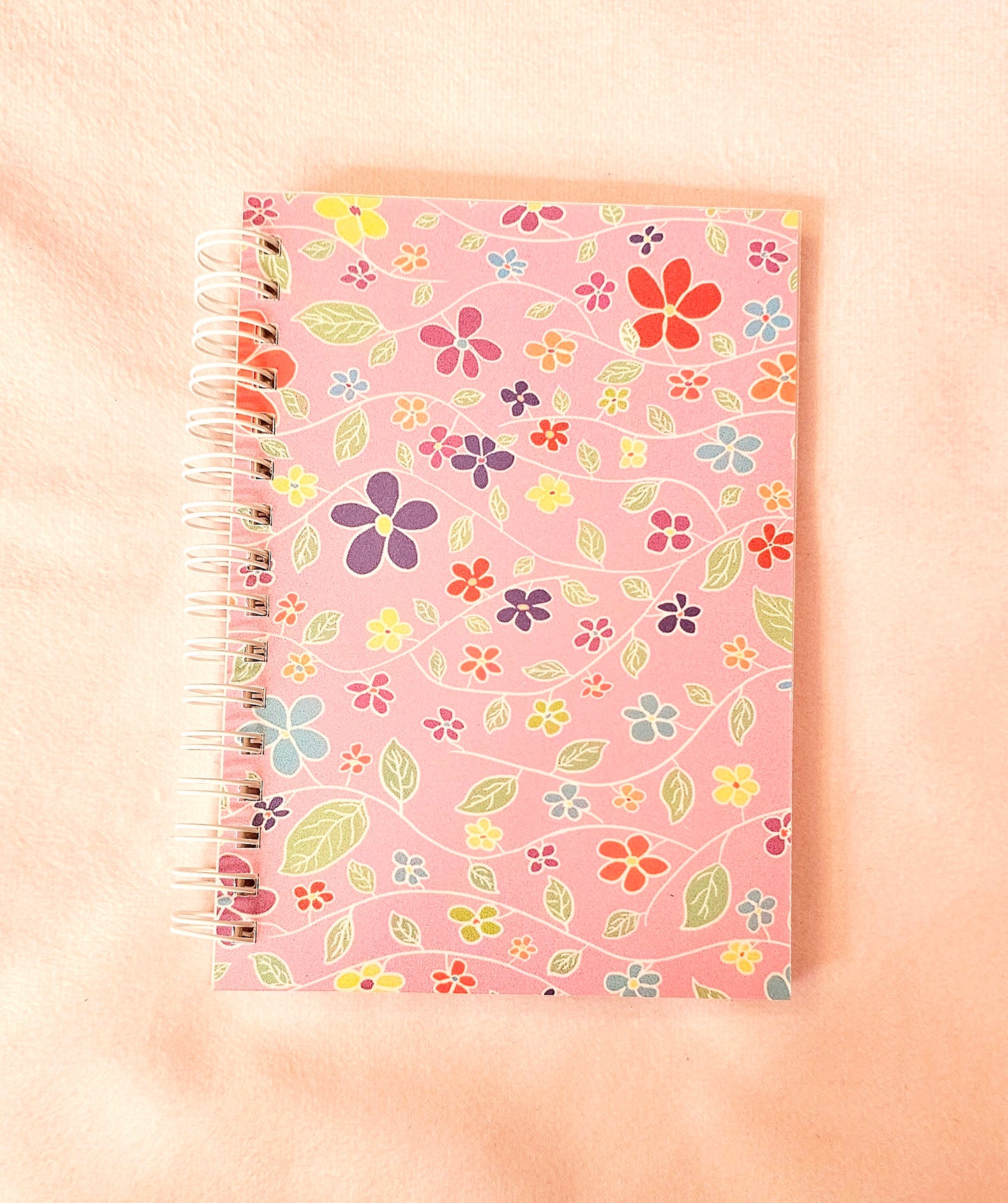 Pink Mini Midnight Flower Reusable Sticker Book