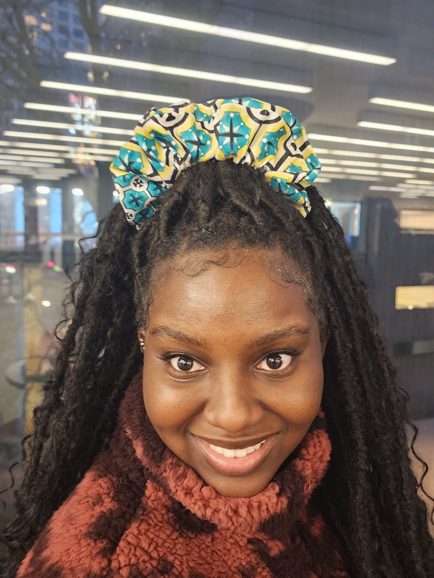 Mide XXL African Print scrunchie