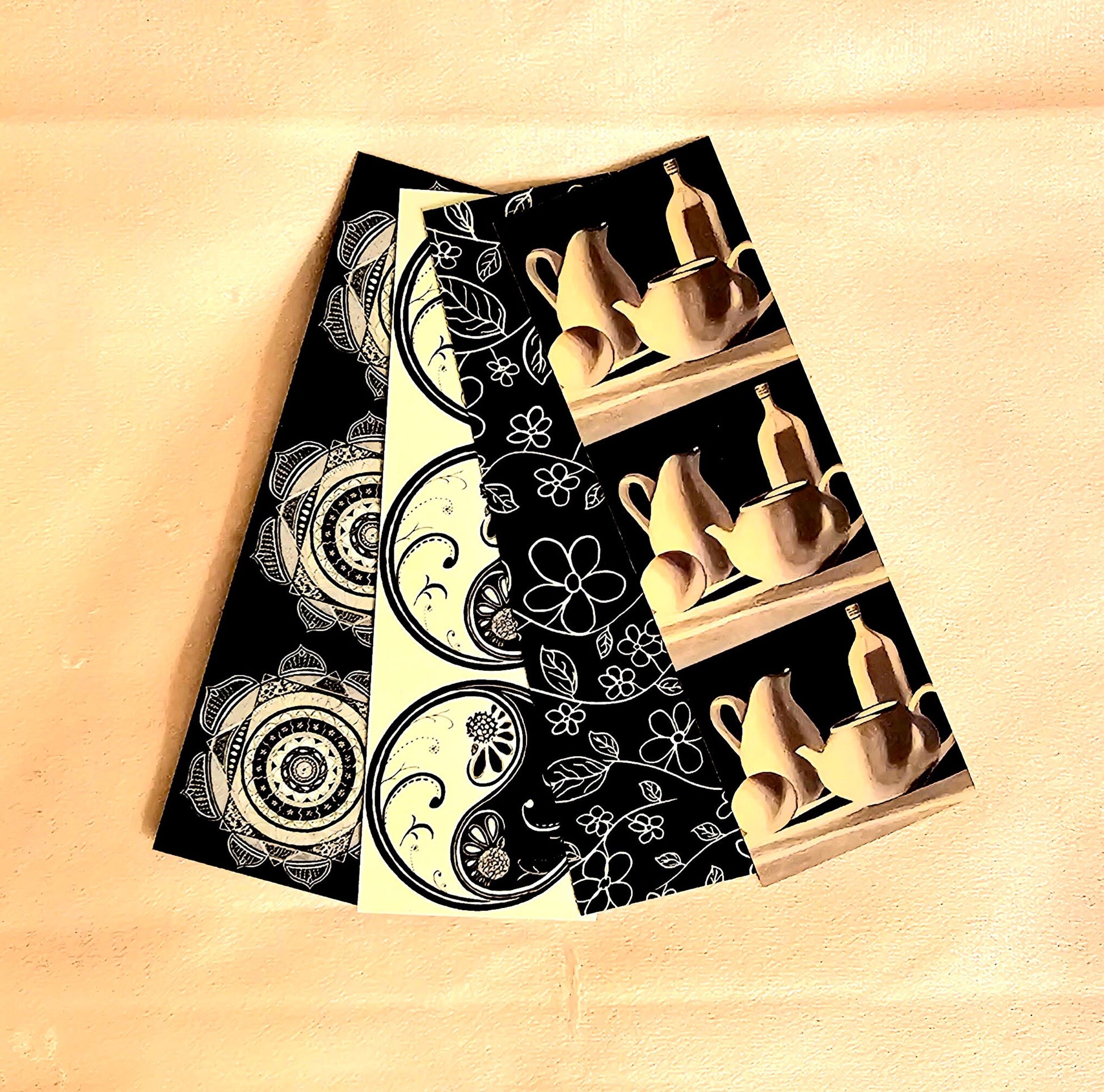 YingYang Bookmark with Tassels