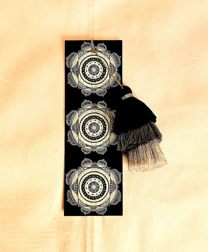 Mandala Bookmark with Tassels