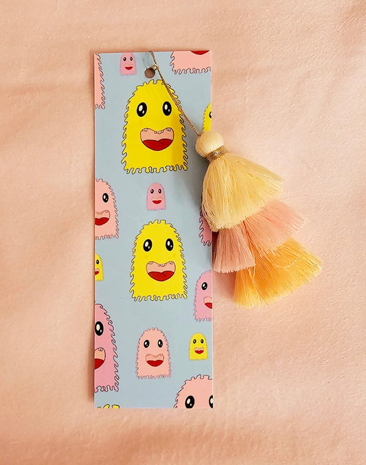 Mr Wiggle Bookmark with Tassels