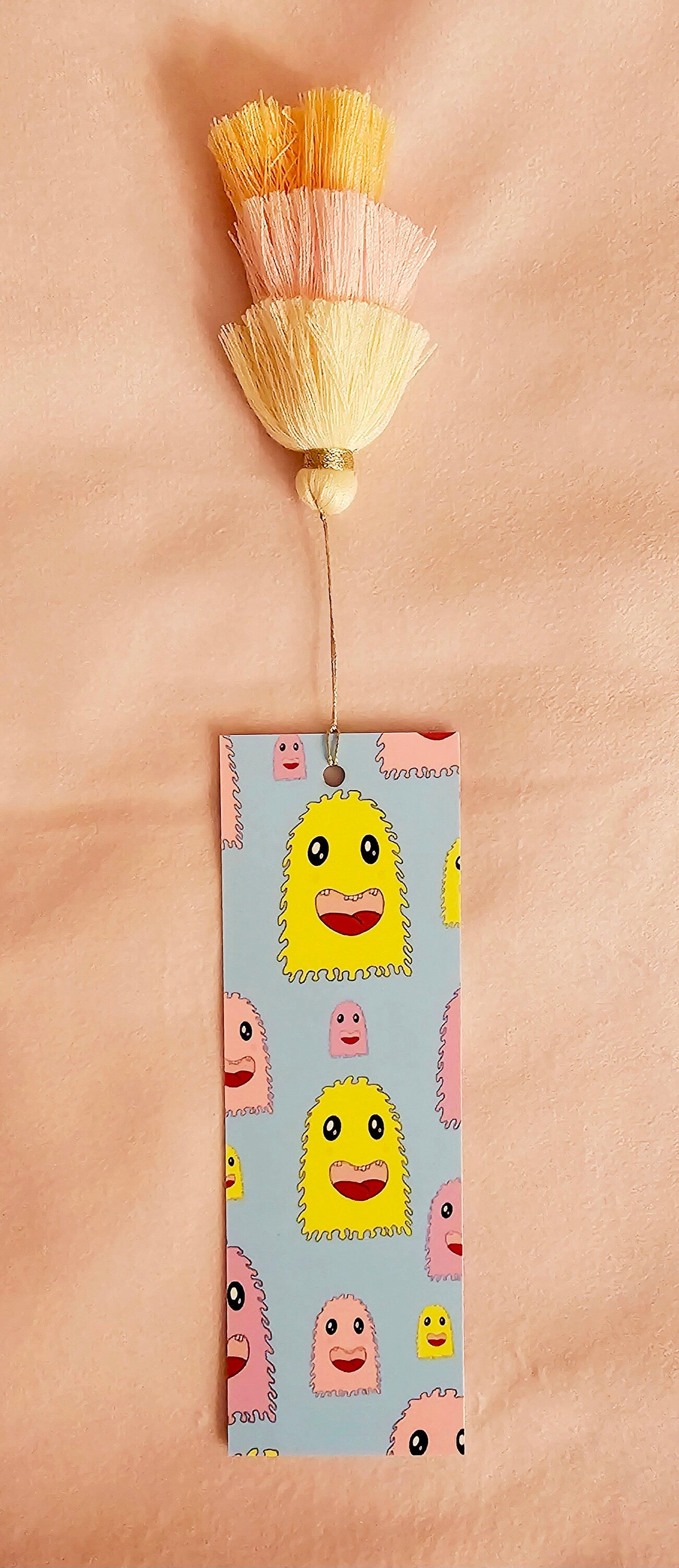 Mr Wiggle Bookmark with Tassels